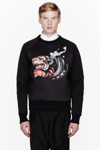 Juun J Neoprene Graphic Sweater