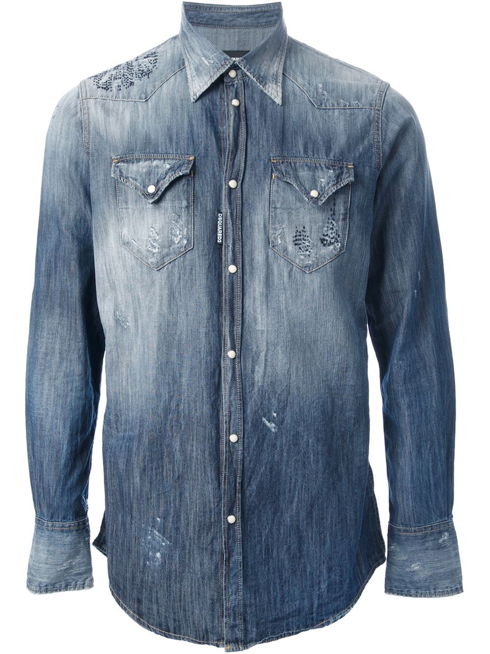dsquared denim shirt