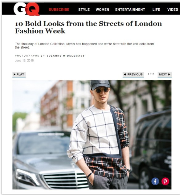 GQ.com 10 bold looks London Fashion Week
