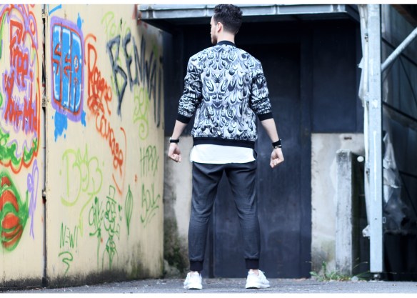 henri balit infashionity swiss men's fashion blog j lindeberg bomber print adidas ultraboost