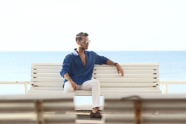 henri balit photography infashionity menswear platform mediterranean blue summer outfit men's look swiss fashion blog dior homme eyewear