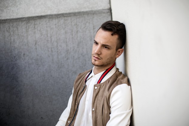infashionity menswear fashion blog swiss henri balit photography styling varsity jacket portrait