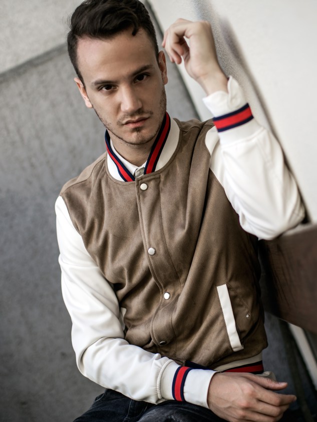 infashionity menswear fashion blog swiss henri balit photography styling varsity jacket portrait
