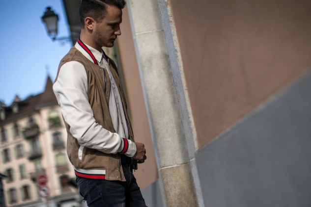 infashionity menswear fashion blog swiss henri balit photography styling varsity jacket