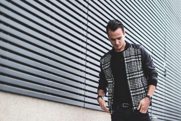 infashionity menswear fashion blog bomber jacket skinny jeans boots man look