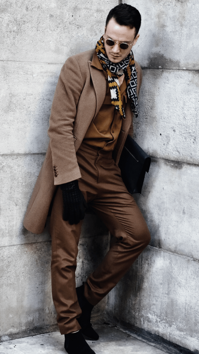 INFASHIONITY menswear fashion blog streetstyle lonfon fashion week men camel coat henri balit