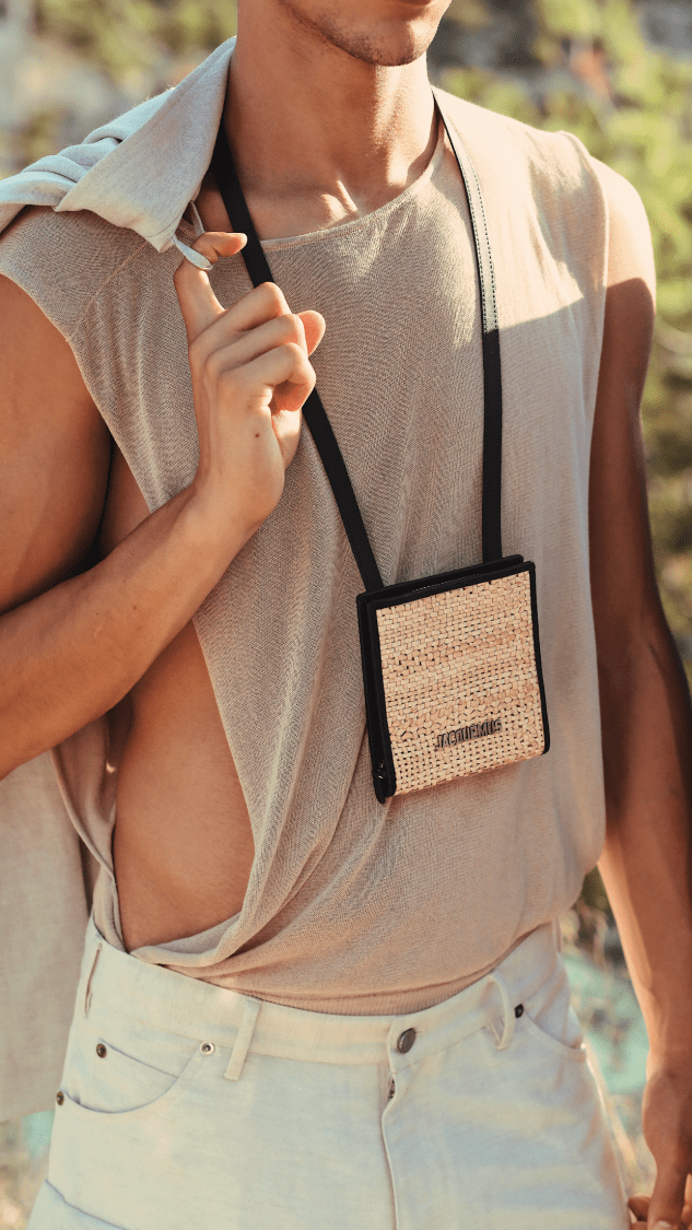 jacquemus menswear ss19 le gadjo sac paille