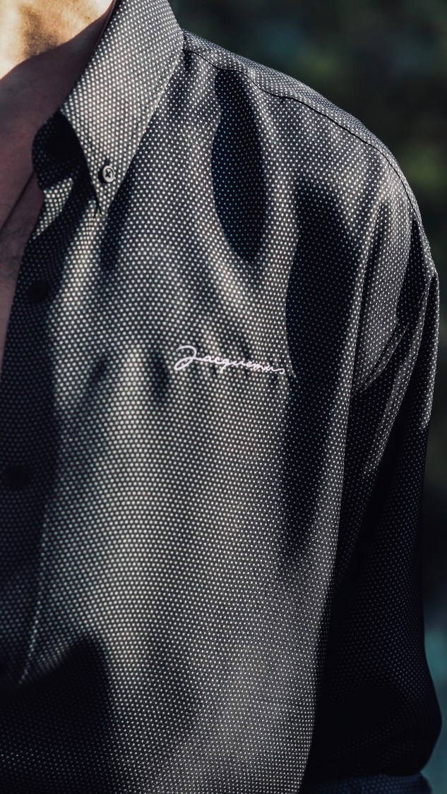 jacquemus men's shirt embroidery ss19 le gadjo