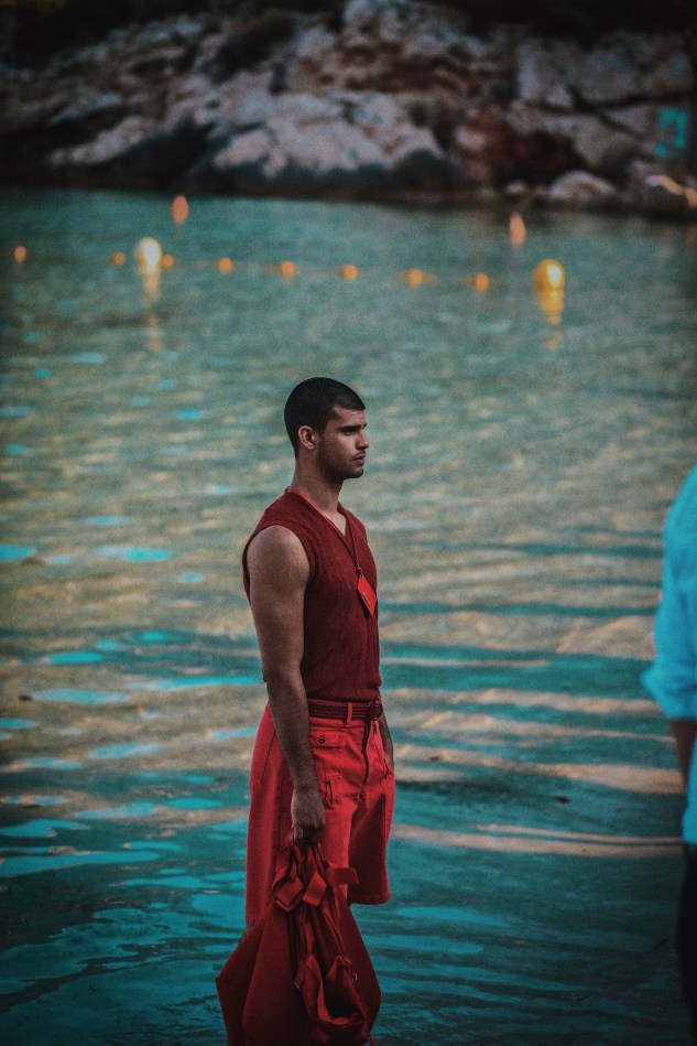 jacquemus menswear ss19 male model jaad belgaid