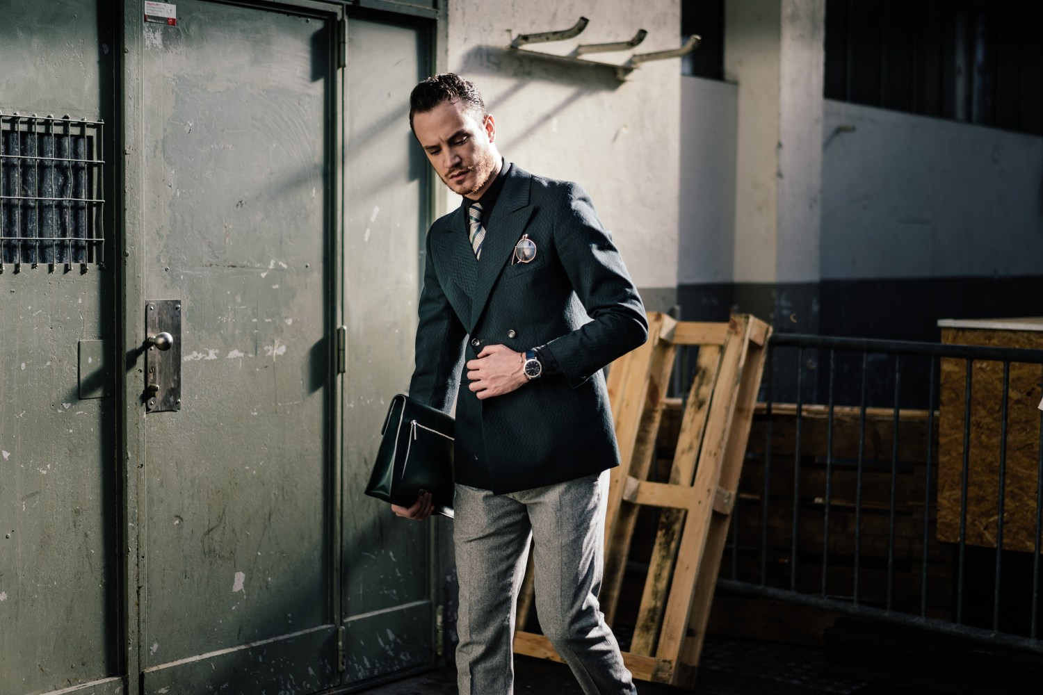 henri balit style blogger double breasted dapper