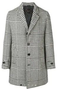 palto houndstooth coat winter man