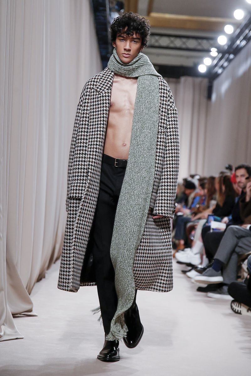 ami paris fw19 scarf