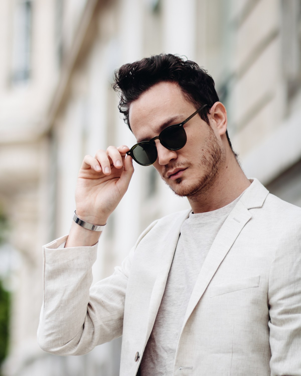 h&m round frame dark green acetate sunglasses eyewear trends